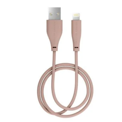 Ideal of Sweden Charging Cable Usb A-Lightning Blush Pink 2M